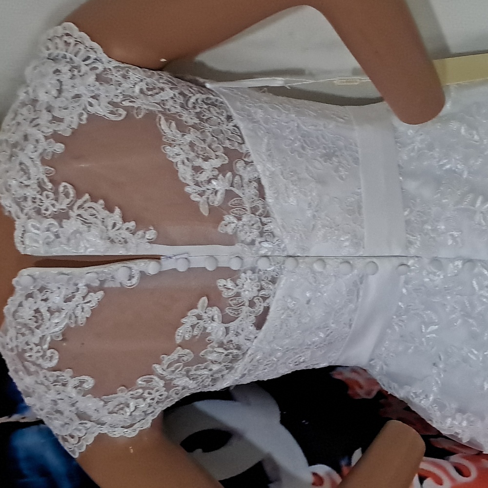 Wedding Dress Elegant White Lace Wedding Dress